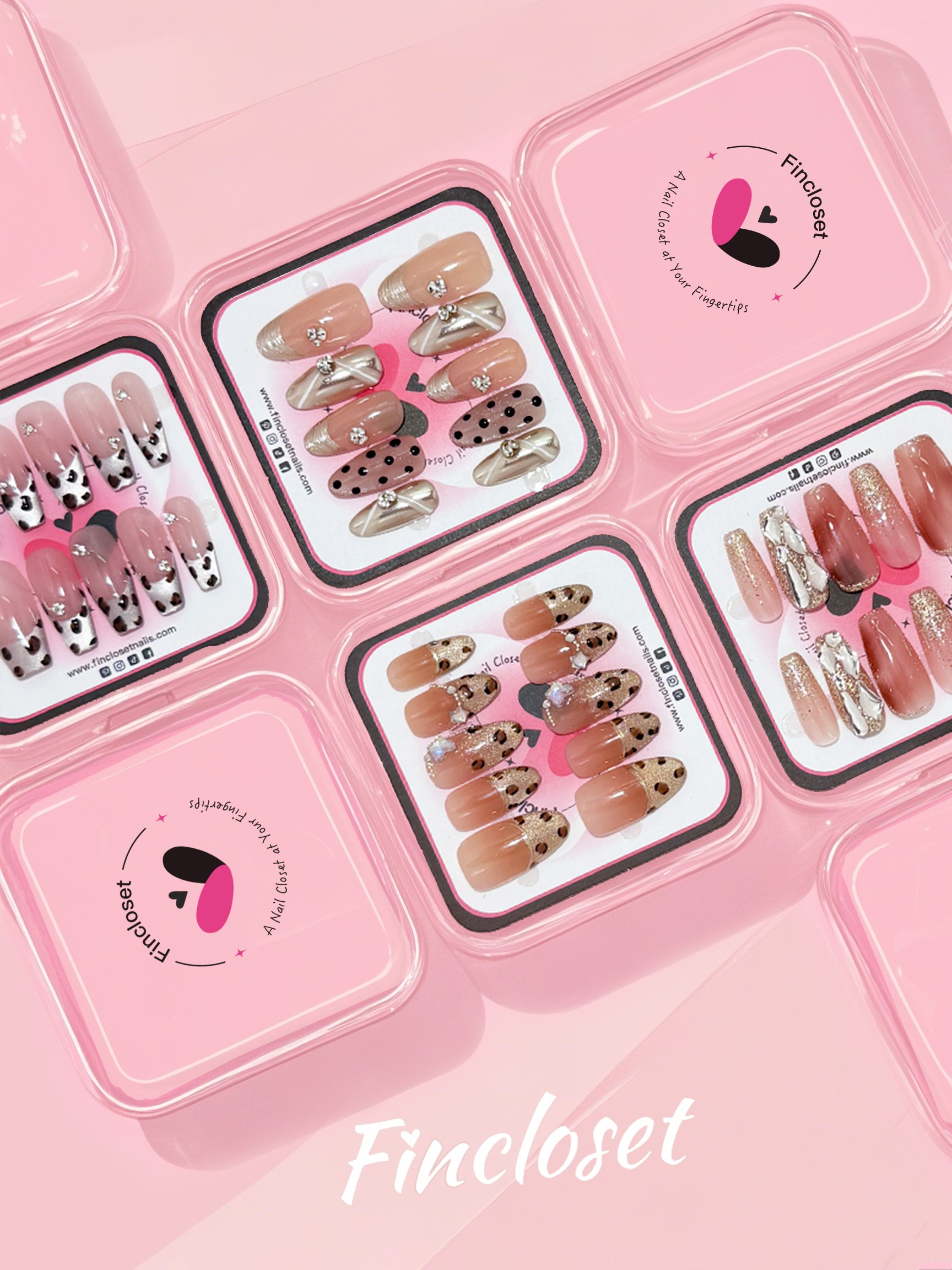 Best handmade press-on nails available to buy online at Fincloset — stylish, high-quality designs with free shipping on orders over $24.99.